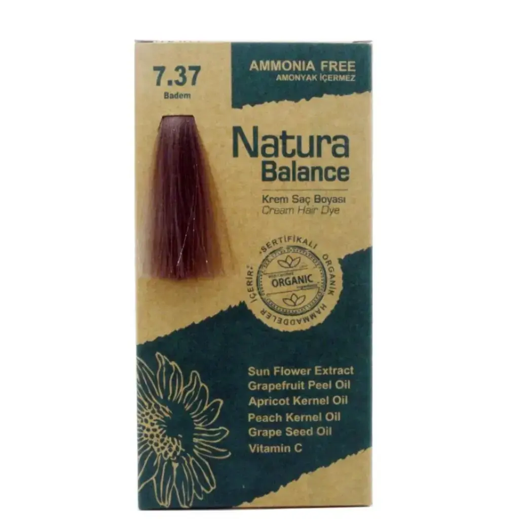 Natura Balance 7.37 Badem Saç Boyası