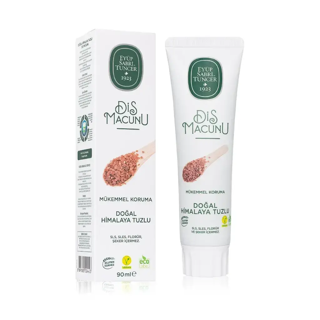 Eyüp Sabri Tuncer Diş Macunu 90 ml Himalaya Tuzlu günlük ağız ve diş bakım macunu