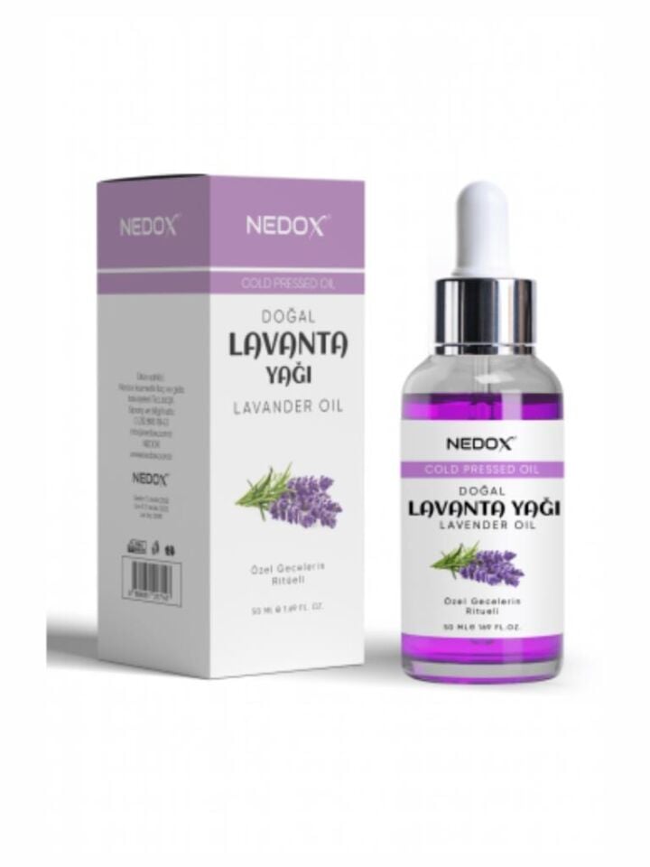 NEDOX Lavanta Yağı %100 Doğal Bitkisel Özel Gecelerin Ritueli Lavender Oil 50 Ml