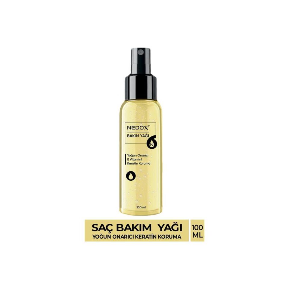 NEDOX Keratin Özlü Onarıcı E Vitaminli Saç Bakım Yağı 100 ml