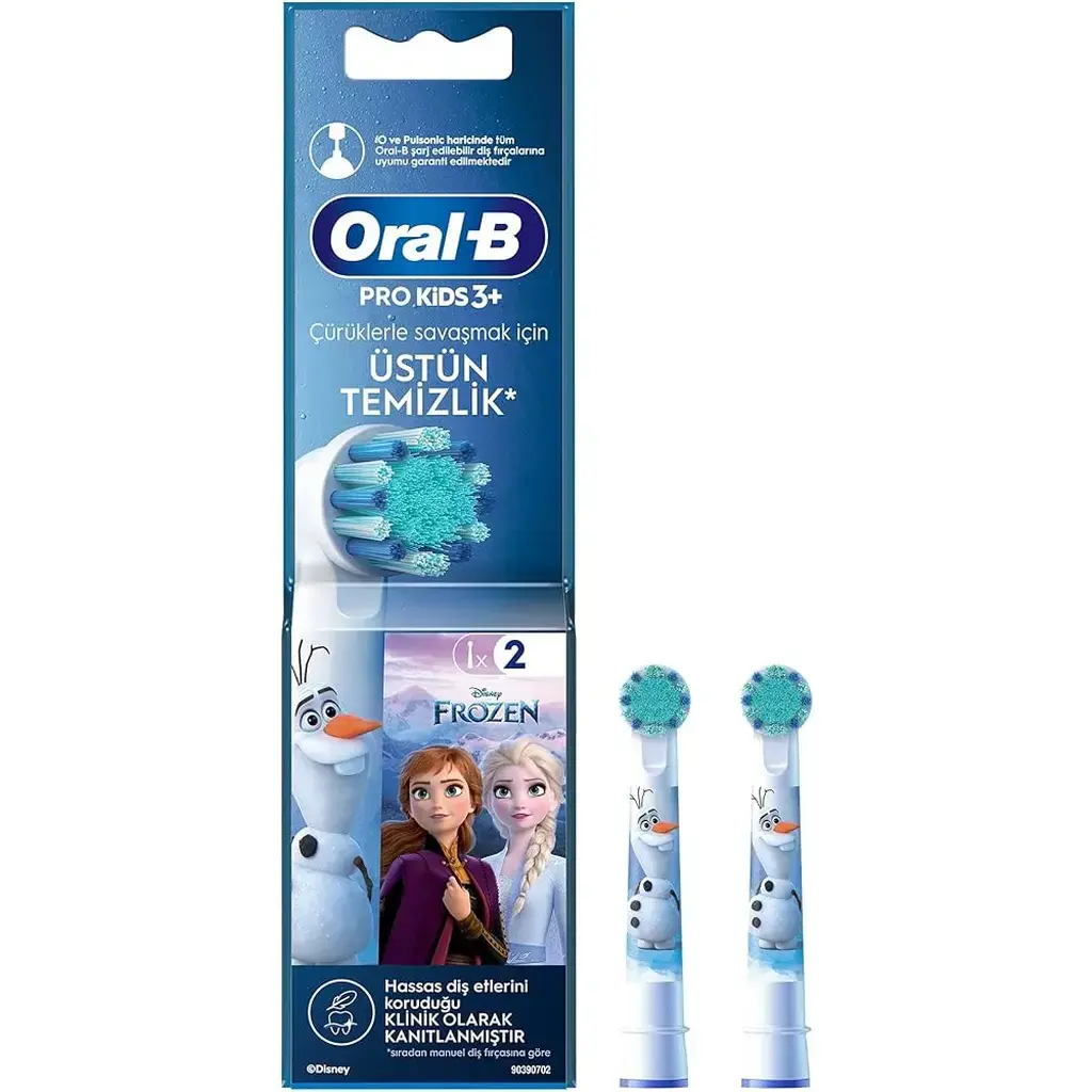Oral-B Pro Kids Frozen Şarjlı Diş Fırçası Yedek Başlığı 2 Adet