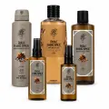 Rebul Dark Spice 5'li Set 250 ml cam kolonya 125 ml ve 50 ml sprey kolonya 150 ml deodorant 500 ml duş jeli