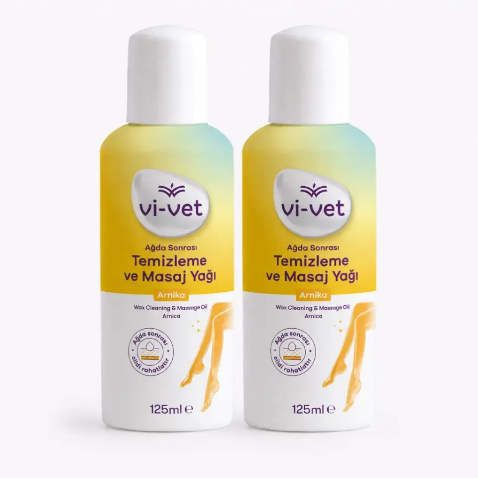 Vi-Vet Ağda Sonrası Temizleme ve Masaj Yağı Arnika 125 ml 2 Adet