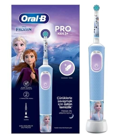 Oral-B Çocuk Şarjlı/Elektrikli Diş Fırçası Frozen D100