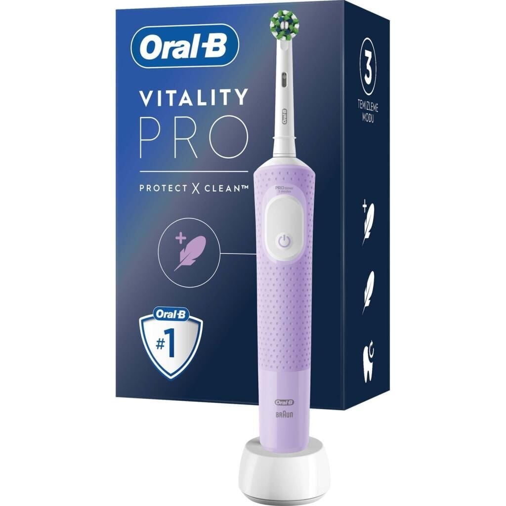 Oral-B Braun Diş Fırçası Şarjlı Pto Vitality Lila