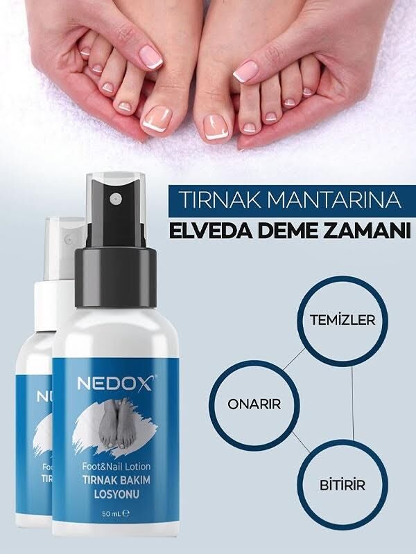 Nedox Tırnak Bakım Spreyi Ve Losyonu 50ml+50ml