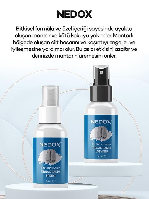 Nedox Tırnak Bakım Spreyi Ve Losyonu 50ml+50ml