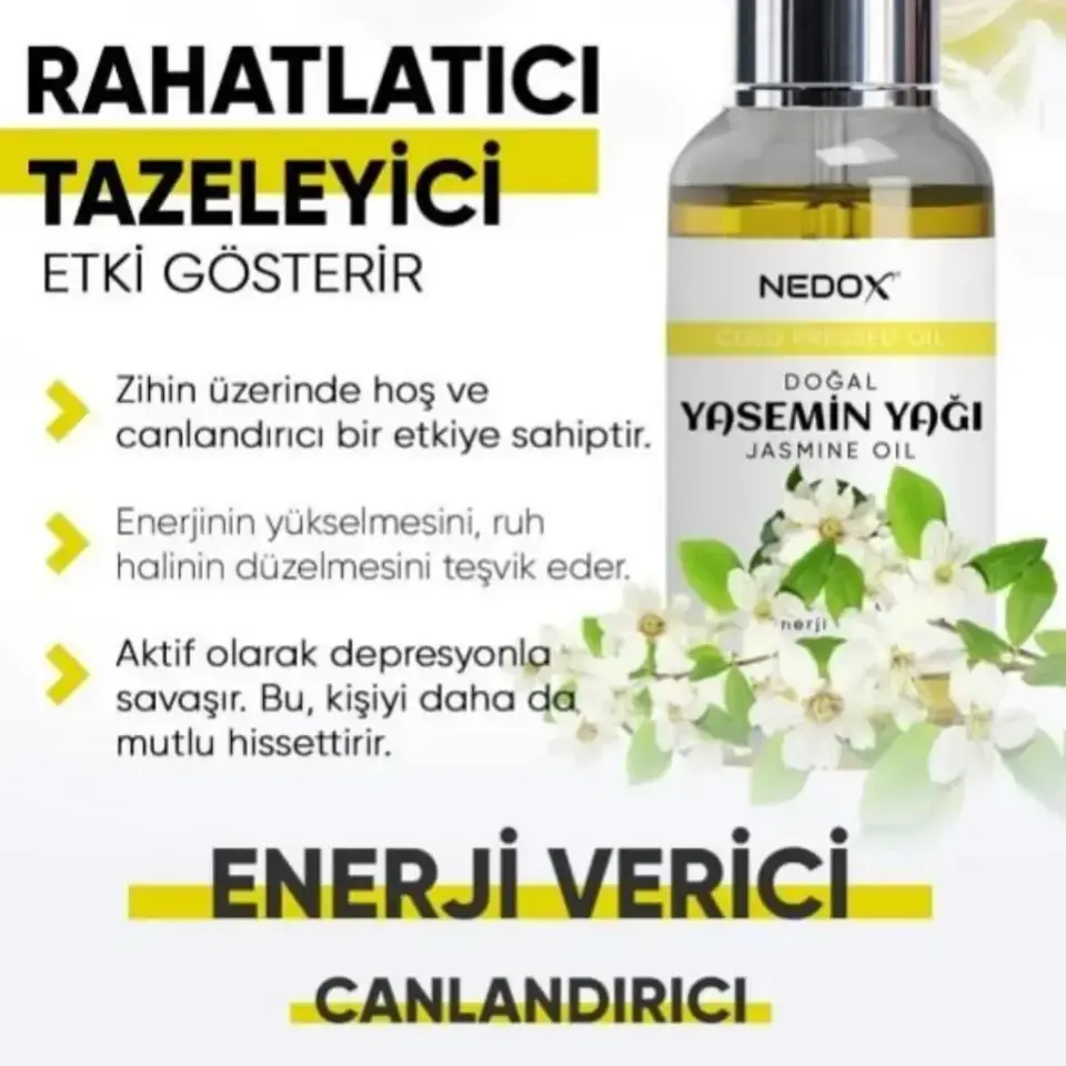 NEDOX %100 Doğal Yasemin Yağı 50 ml