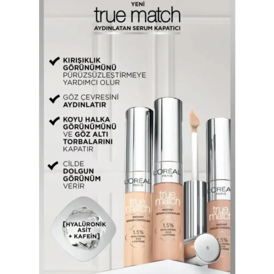 Loreal Paris True Match Aydınlatan Serum Kapatıcı 2R 11 ml