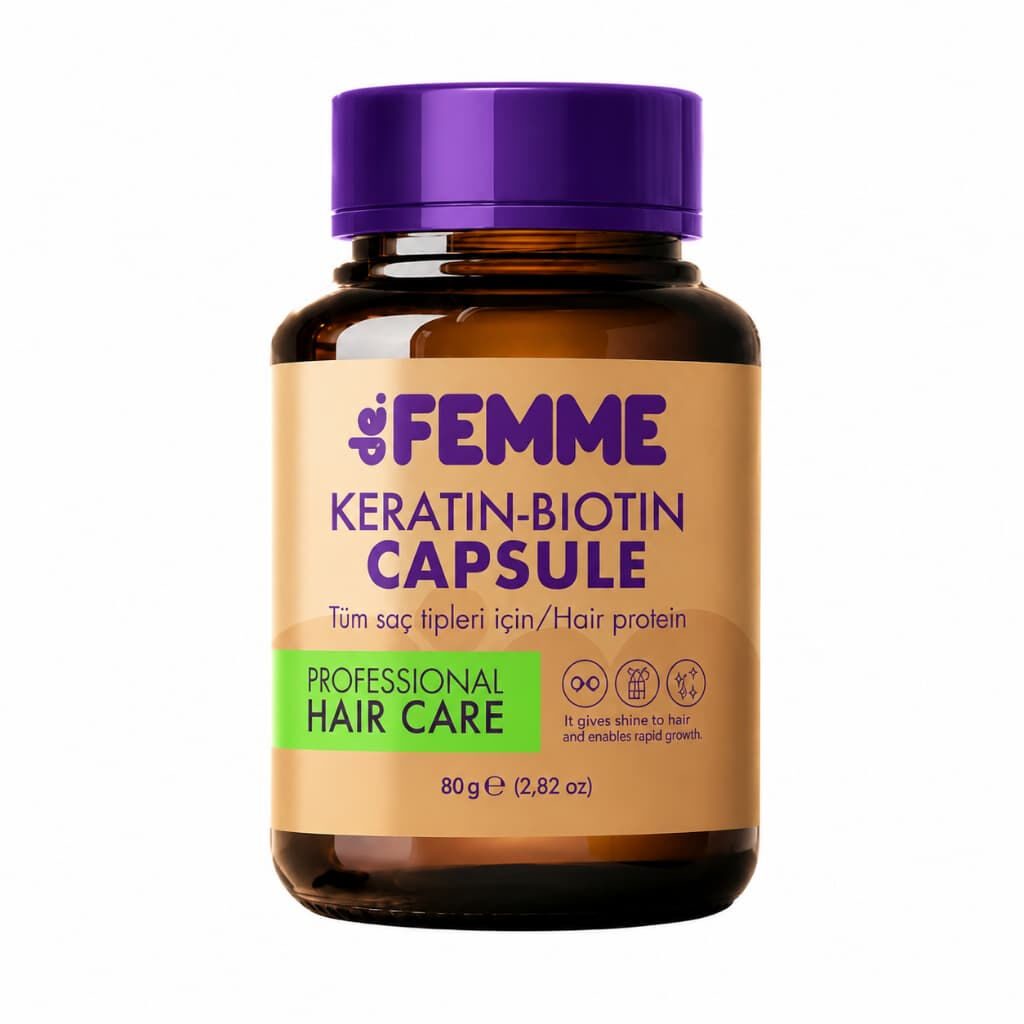De Femme Saç Bakım Proteini keratin ve biotin içerikli saç bakım ürünü
