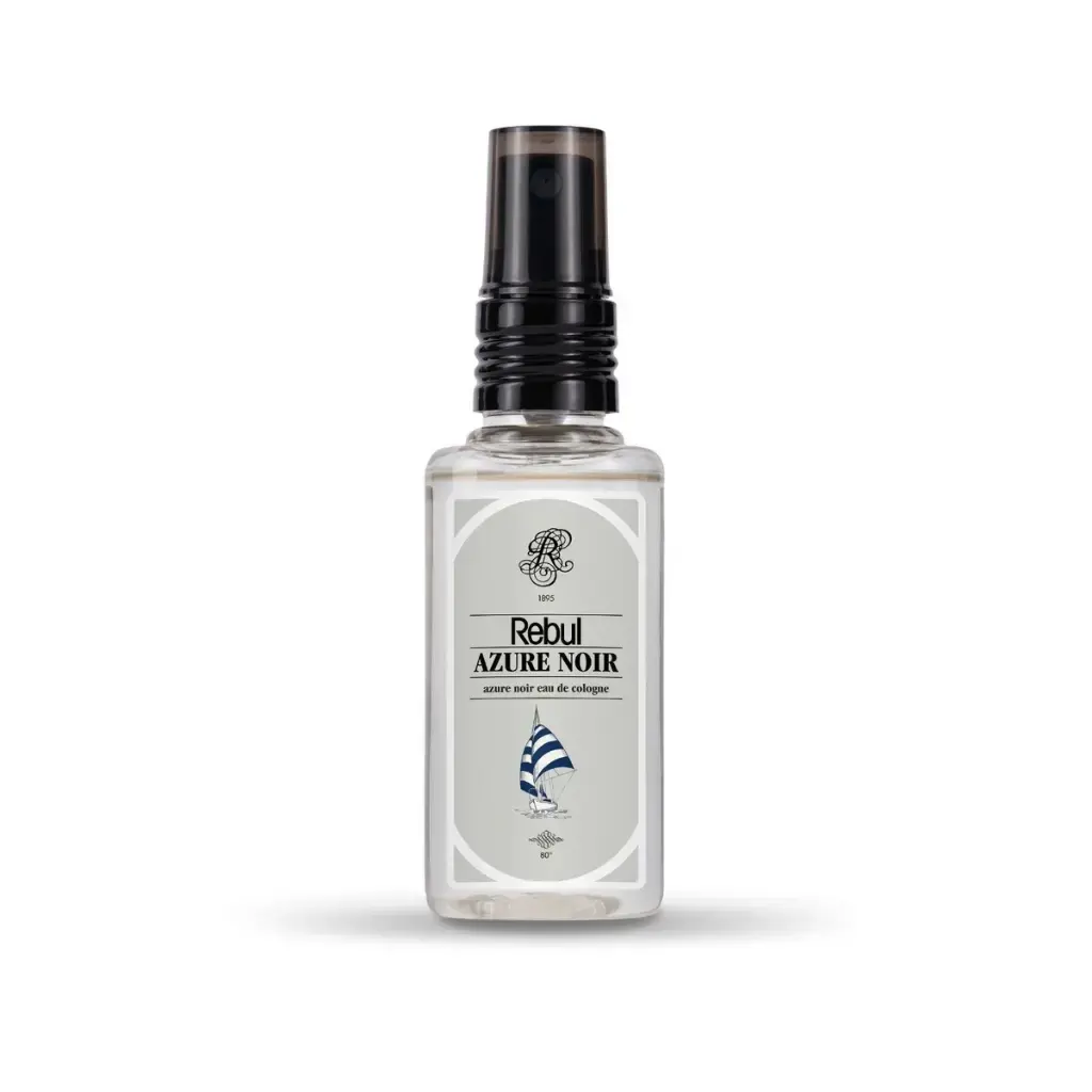 Rebul Azure Noir EDC Kolonya 50 ml Pet Şişe ferah aromatik ve maskülen kokulu taşınabilir kolonya