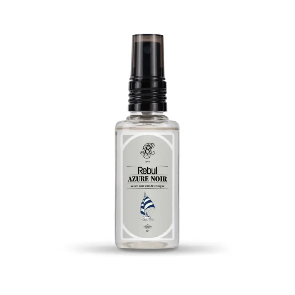 Rebul Azure Noir EDC Kolonya 50 ml Pet Şişe ferah aromatik ve maskülen kokulu taşınabilir kolonya