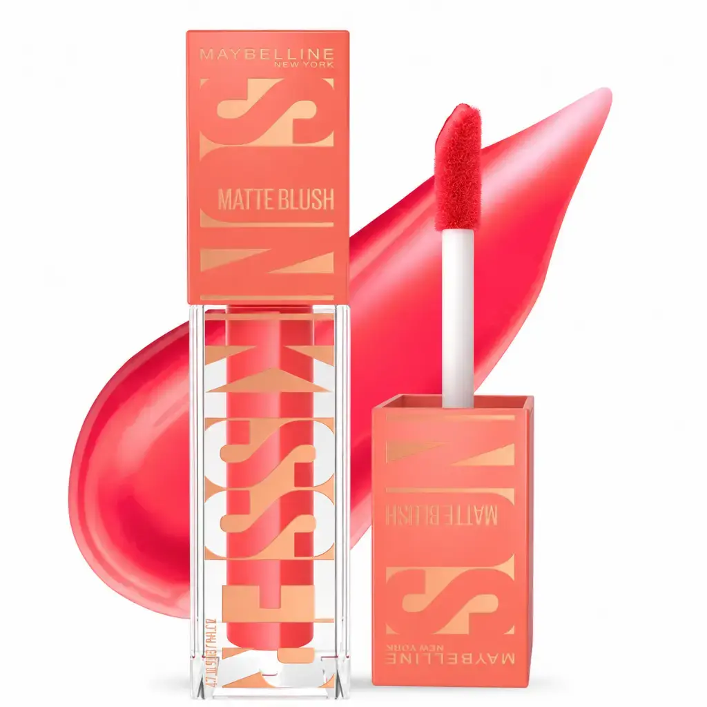 Maybelline New York Sunkisser Hazy Matte Likit Allık 30 Pink Mirage pembe tonlu mat likit allık