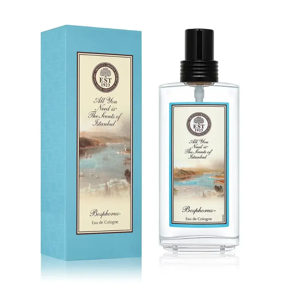 Eyüp Sabri Tuncer Bosphorus Eau De Kolonya 150 ml cam şişe deniz notaları bergamot greyfurt mandalina sandal ağacı ve misk kokulu kolonya