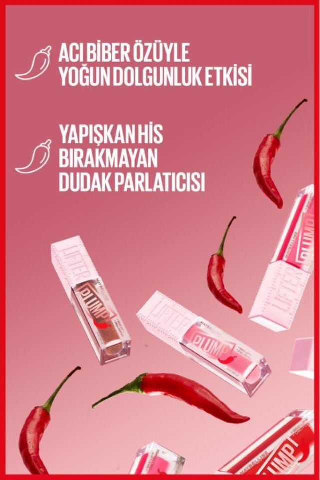 Maybelline New York Lifter Plump Dudak Parlatıcısı 001 Blush Blaze