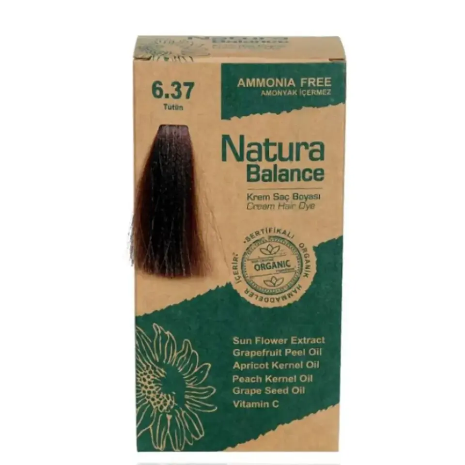 Natura Balance Saç Boyası 6.37 Tütün