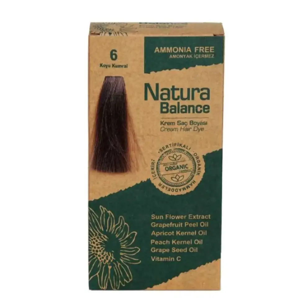 Natura Balance Saç Boyası 6 Koyu Kumral