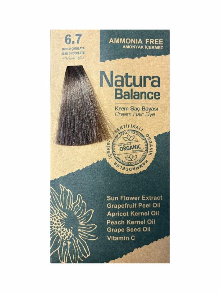 NATURA BALANCE SAÇ BOYASI 6.7 BUZLU ÇİKOLATA
