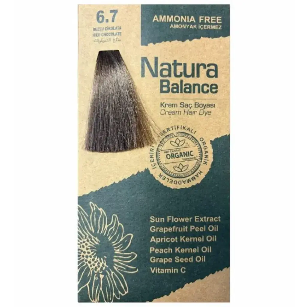 Natura Balance Saç Boyası 6.7 Buzlu Çikolata