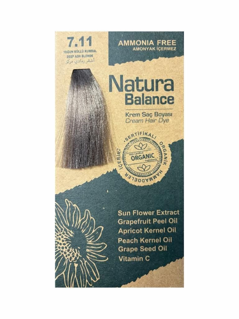 NATURA BALANCE SAÇ BOYASI 7.11 YOĞUN KÜLLÜ KUMRAL