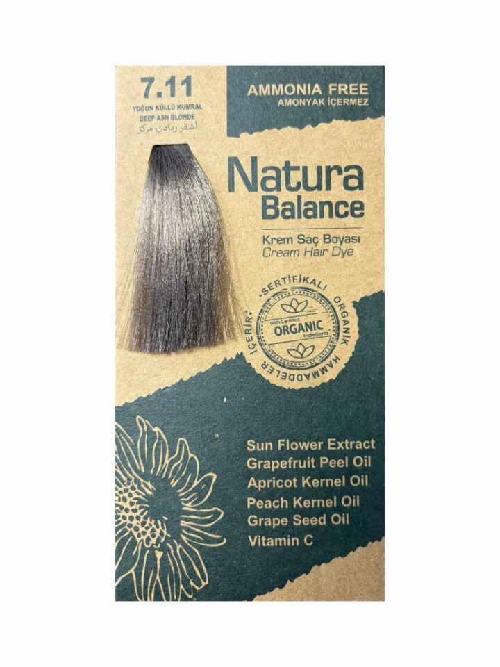 NATURA BALANCE SAÇ BOYASI 7.11 YOĞUN KÜLLÜ KUMRAL