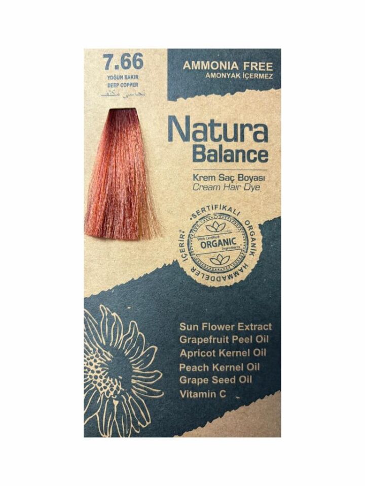 NATURA BALANCE SAÇ BOYASI 7.66 YOĞUN BAKIR