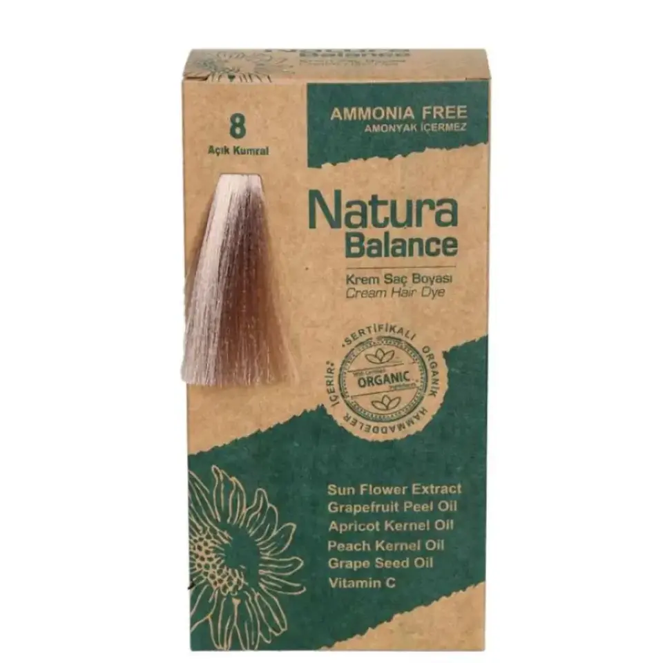Natura Balance Saç Boyası 8 Açık Kumral