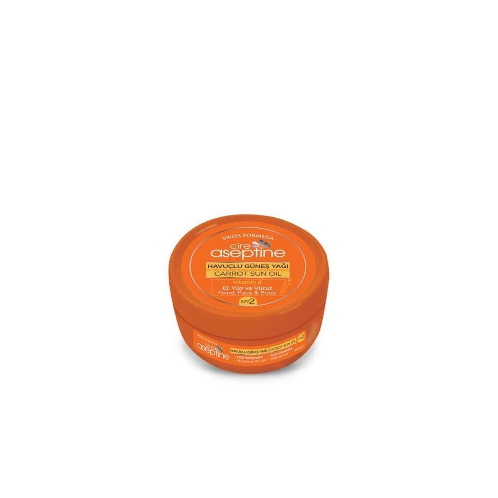 Cire Aseptine Havuç Güneş Yağı 2 SPF 100ml