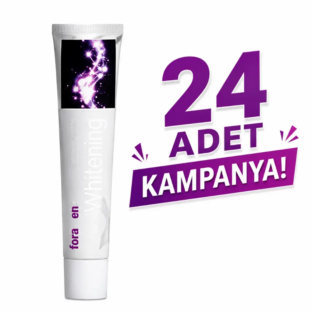 Foramen 24'lü Whitening Beyazlatıcı Diş Macunu 125 gr çoklu ekonomik paket