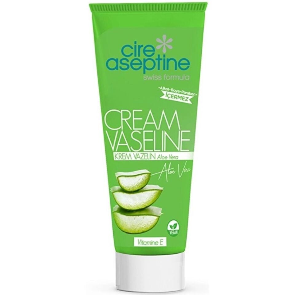 Cire Aseptine Aloe Vera Vazeline Tüp 75 ML