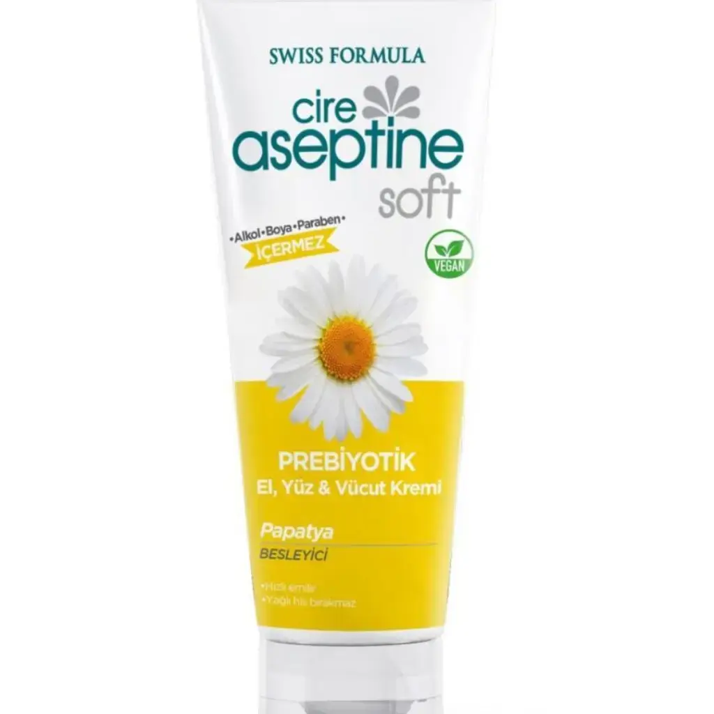 Cire Aseptine Prebiyotik Papatya Krem 75 ml el yüz ve vücut besleyici nemlendirici bakım kremi