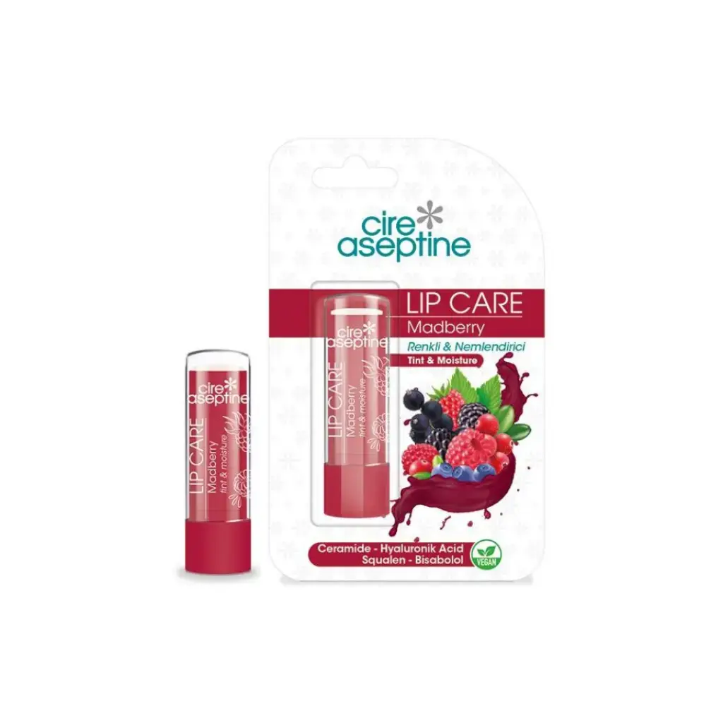 Cire Aseptine Lip Care Madberry Renkli Dudak Bakım Kremi 4,5 gr nemlendirici renkli dudak balmı