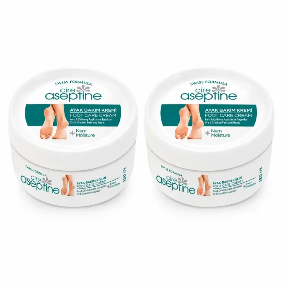 Cire Aseptine Ayak Bakım Kremi 150 ml 2'li Set