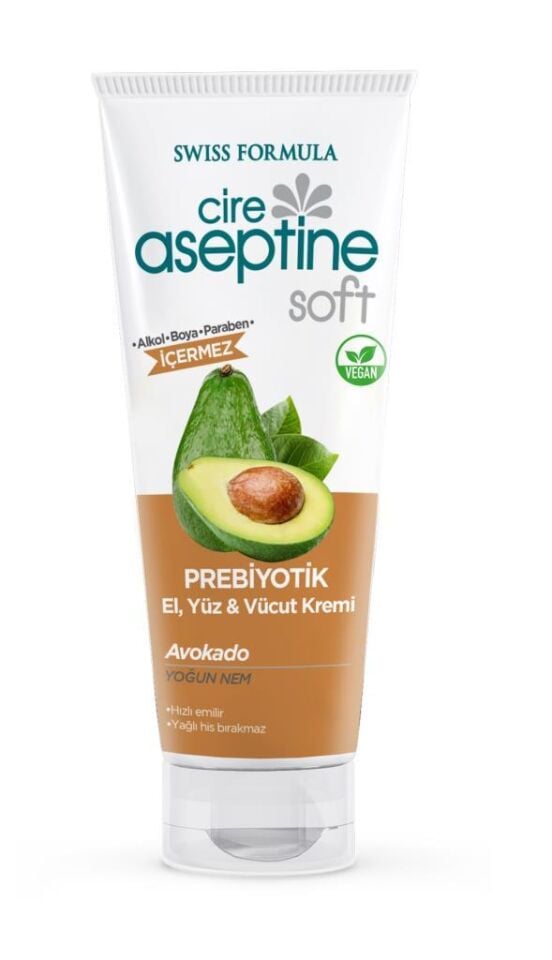 Cire Aseptine Krem 75ml Prebiyotik Avokado
