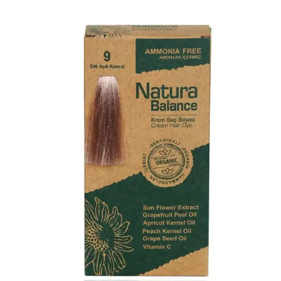 Natura Balance Saç Boyası 9 Çok Açık Kumral
