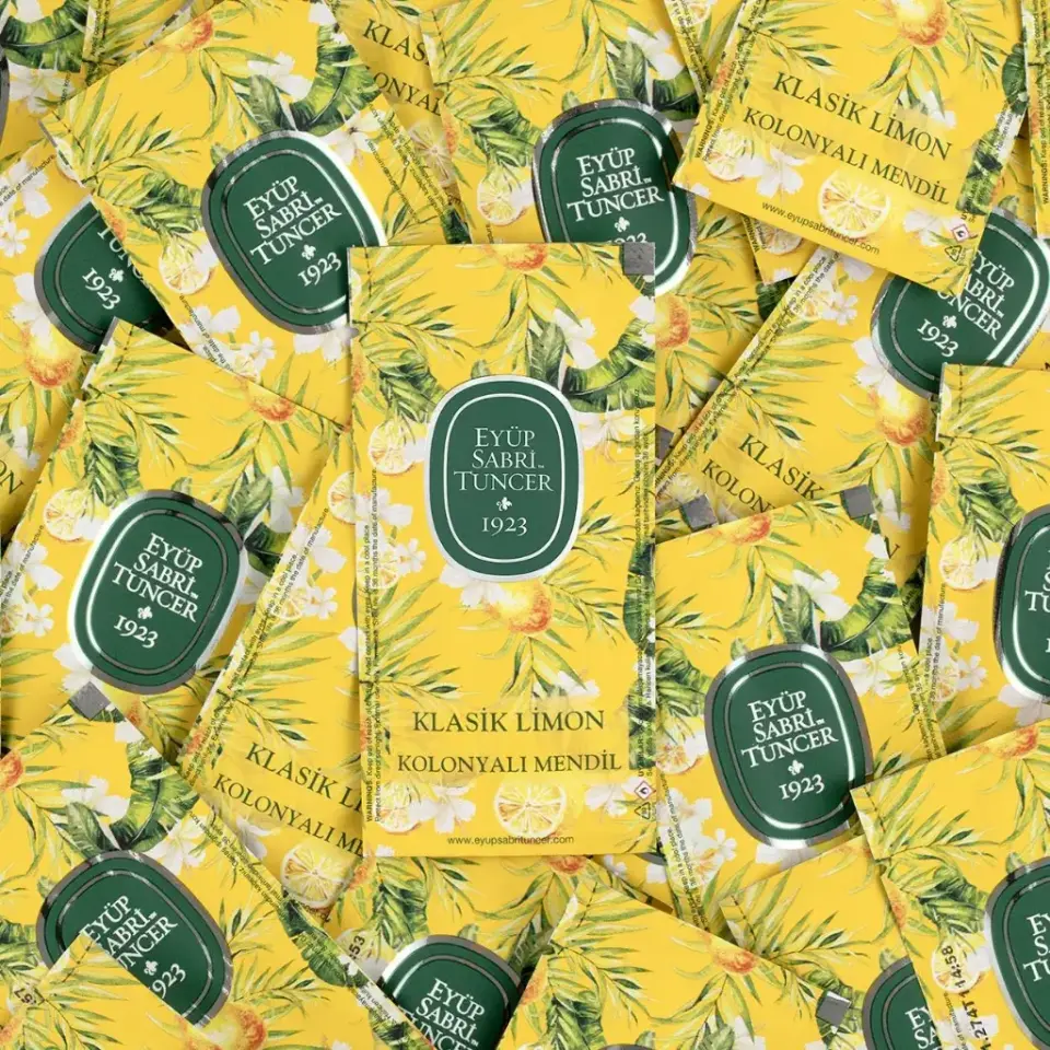 Klasik Limon Kolonyalı Mendil 150'li