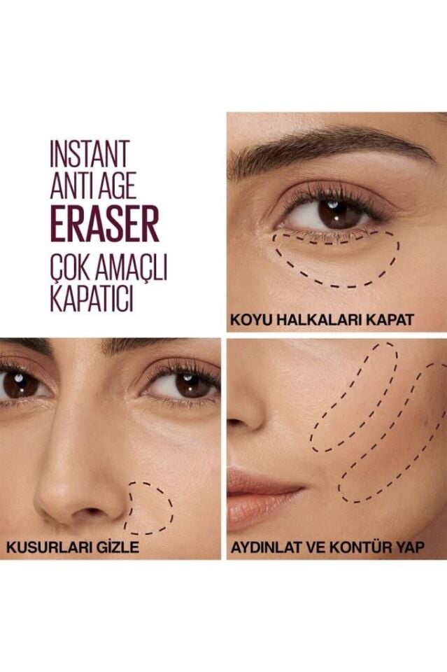 Maybelline New York Instant Age Eraser Concealer 121 Light Honey
