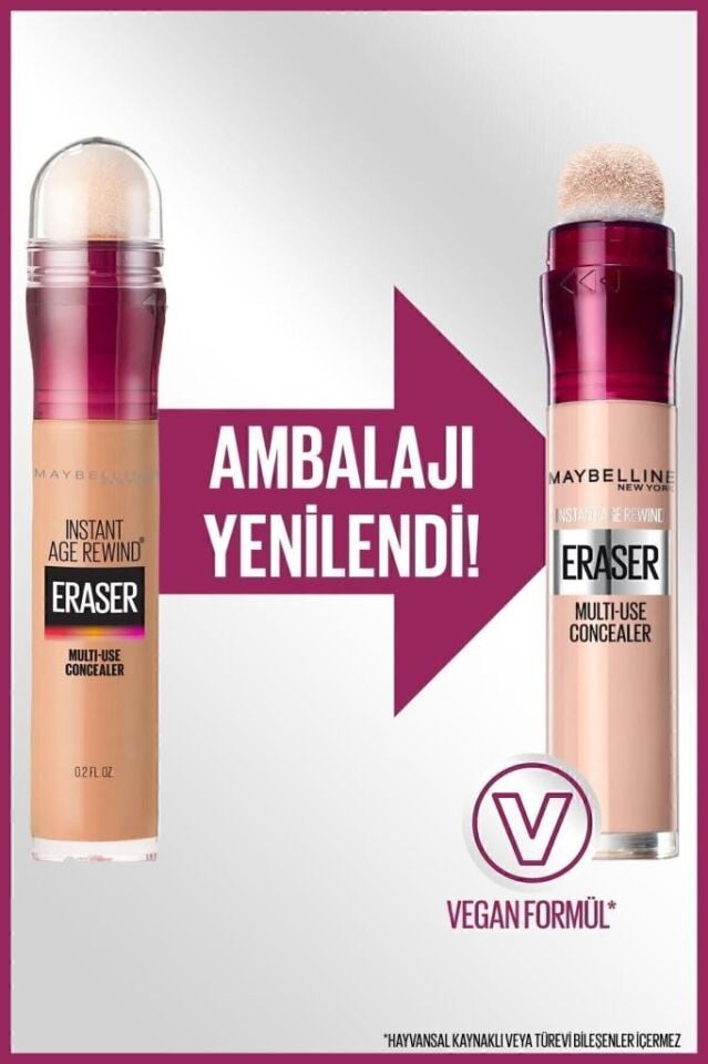 Maybelline New York Instant Age Eraser Concealer 121 Light Honey