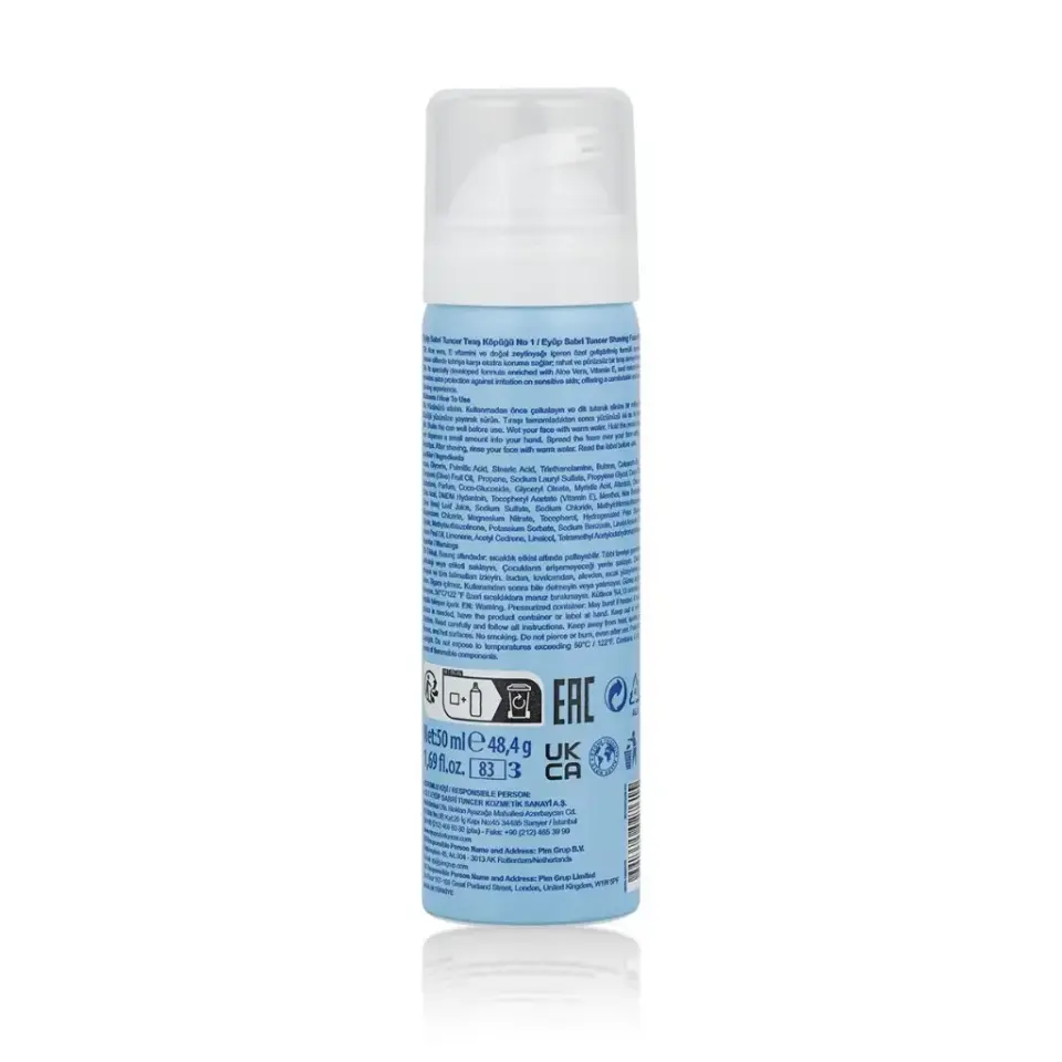 Tıraş Köpüğü No:1 50 ml Aloe Vera İçerikli
