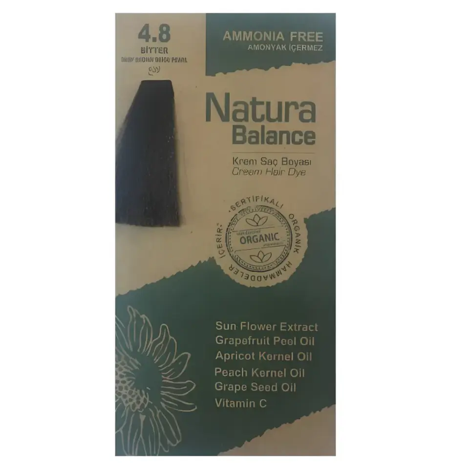 Natura Balance Saç Boyası 4.8 Bitter