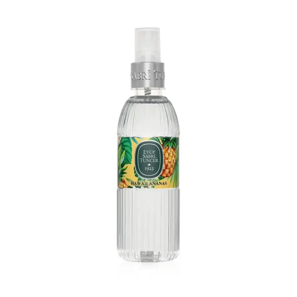Eyüp Sabri Tuncer Hawaii Ananas Kolonyası 150 ml sprey pet şişe tropikal meyvemsi ve ferah kolonya