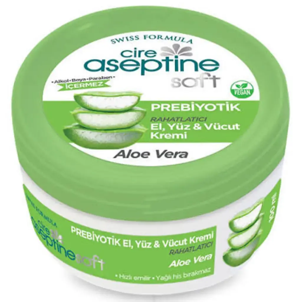 Cire Aseptine Prebiyotik Aloe Vera Krem 100 ml
