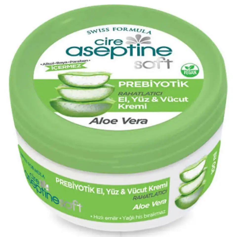 Cire Aseptine Prebiyotik Aloe Vera Krem 100 ml