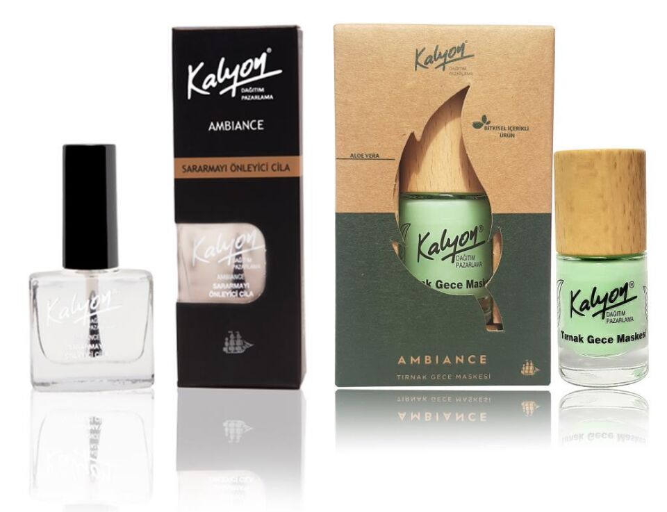 Kalyon Sararmayı Önleyici+Kalyon Bitkisel Tırnak Gece Maskesi 11 Ml