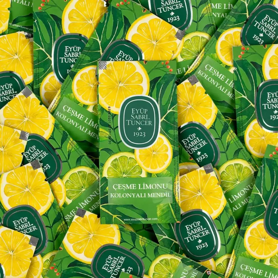 Çeşme Limonu Kolonyalı Mendil 150'li