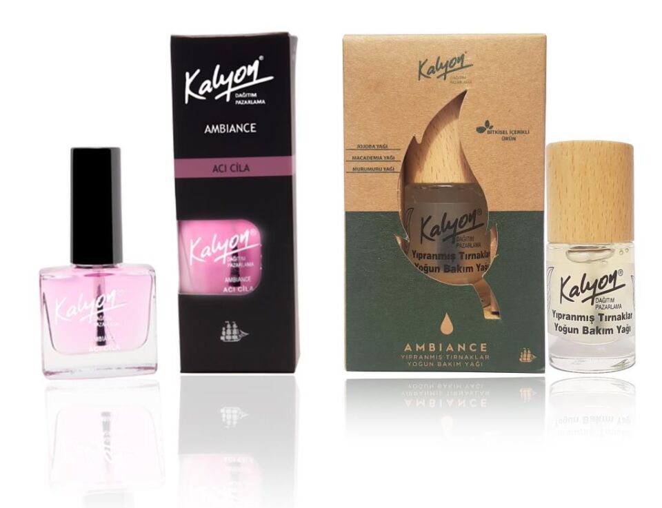 Kalyon Acı Cila+Kalyon Bitkisel Yıpranmış Tırnaklar Yoğun Bakım Yağı 11 Ml