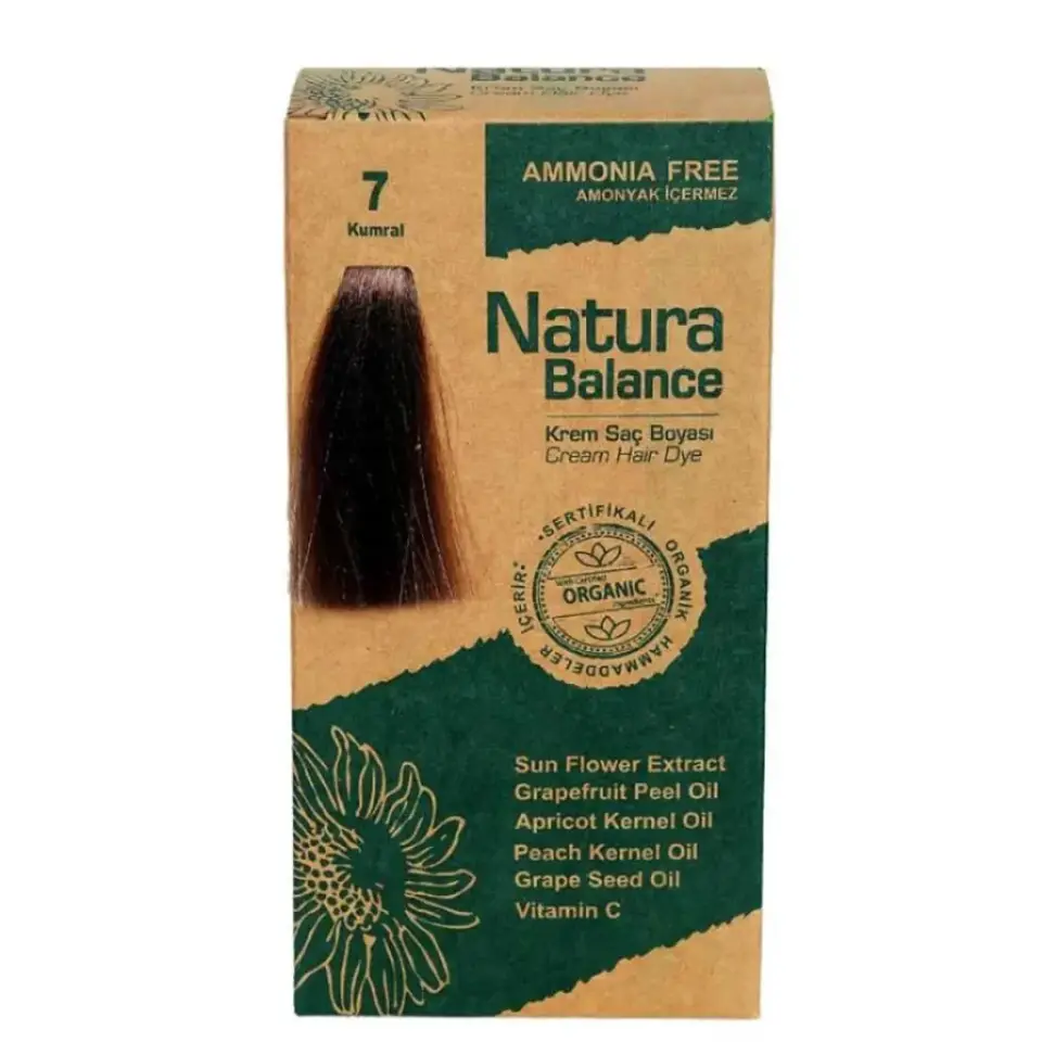 Natura Balance Saç Boyası 7 Kumral