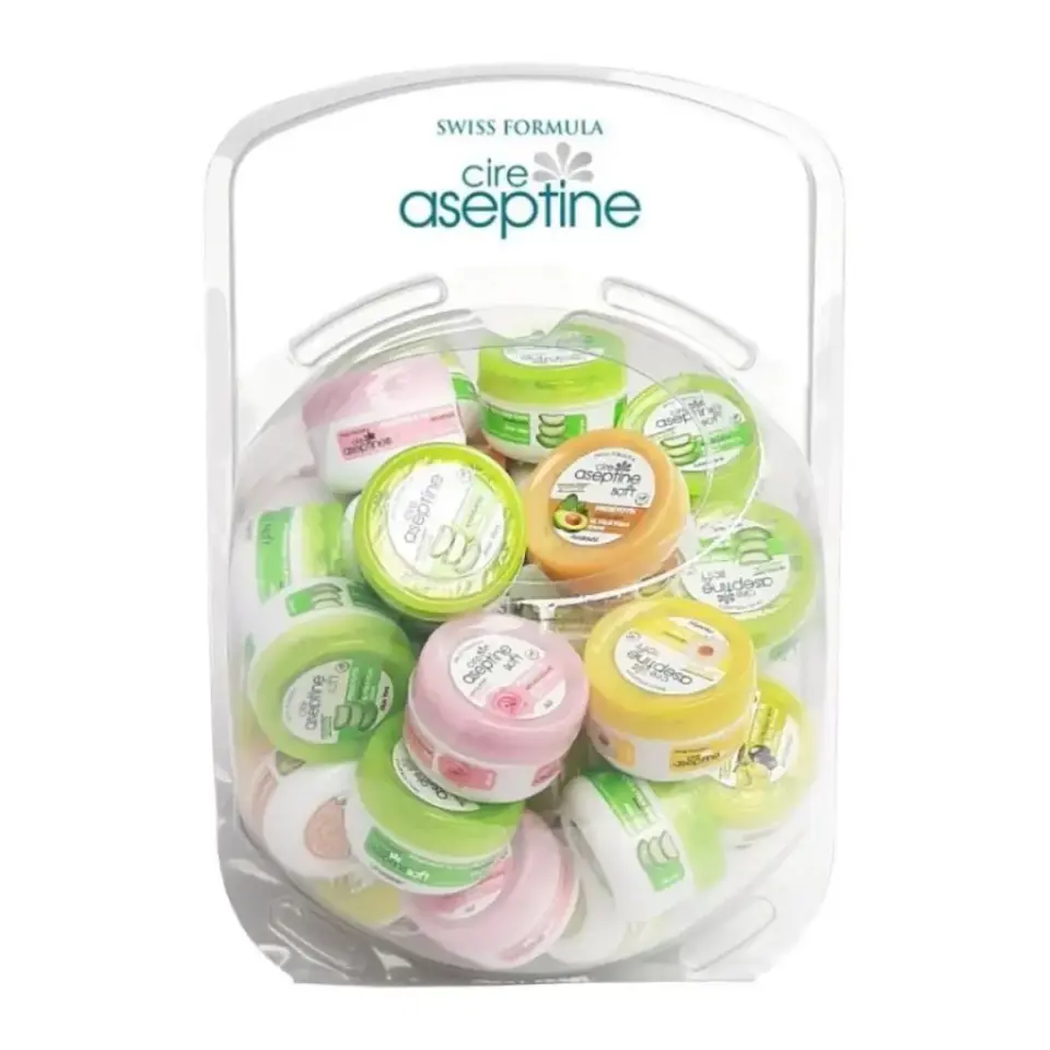 Cire Aseptine Prebiyotik Krem 30 ml 50'li Karma Stand Zeytinyağlı Papatya Aloe Vera Avokado ve Gül çeşitleri