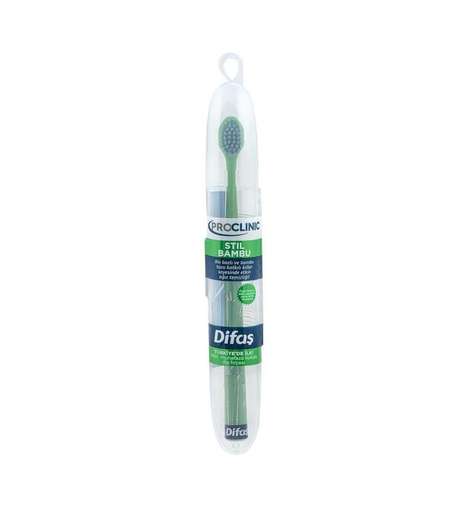 Difaş Pro Clinic Stıl Bambu Diş Fırçası
