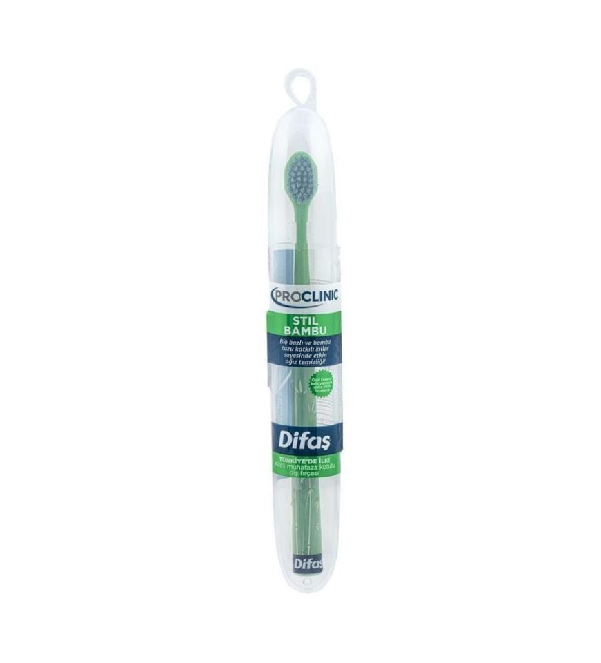 Difaş Pro Clinic Stıl Bambu Diş Fırçası